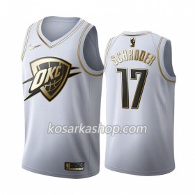 Dres Oklahoma City Thunder Dennis Schroder 17 Nike 2019-20 Bijela Golden Edition Swingman